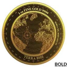 2022 Gold Tokelau Terra 1 oz Prooflike
