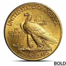 $10 Indian Gold Eagle Coin (BU)