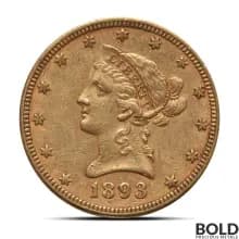 $10 Liberty Gold Eagle Coin (XF)