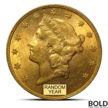 $20 Liberty Double Eagle Gold Coin (BU)