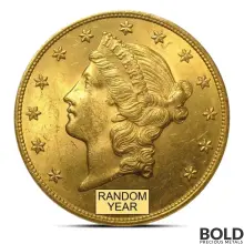$20 Liberty Gold Double Eagle Coin (MS63, NGC or PCGS)