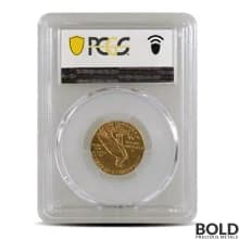 $5 Indian Gold Half Eagle Coin (MS61, Random)