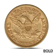 $5 Liberty Half Gold Eagle Coin (AU)