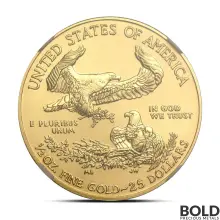 1/2 oz America Eagle MS70 NGC Gold Coin (Early Releases)