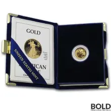 1/10 oz America Eagle Gold Proof Coin (Original Mint Box)