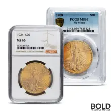 $20 Saint Gaudens Gold Coin (MS66, NGC or PCGS)