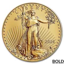 2021 American Gold Eagle 1 oz BU (Type 2)