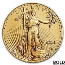 2021 American Gold Eagle 1/10 oz BU (Type 2)
