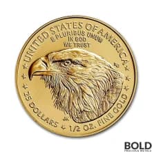 2021 American Gold Eagle 1/2 oz BU (Type 2)
