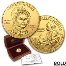 2007-W Gold Abigail Adams Proof - 1/2 oz