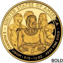 2009-W Gold Anna Harrison Proof - 1/2 oz