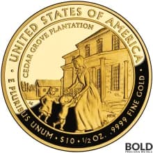 2009-W Gold Letitia Tyler Proof - 1/2 oz
