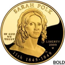 2009-W Gold Sarah Polk PCGS PR69 DCAM - 1/2 oz