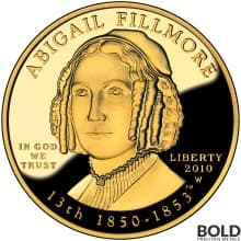 2010-W Gold Abigail Fillmore Proof - 1/2 oz