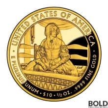 2010-W Gold Jane Pierce Proof - 1/2 oz