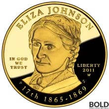 2011-W Gold Eliza Johnson Proof - 1/2 oz