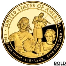 2011-W Gold Eliza Johnson Proof - 1/2 oz