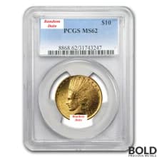 Gold American $10 Indian - PCGS MS62