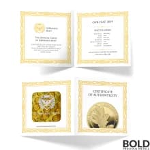 2019 Germania Gold Oak Leaf Proof Round - 1 oz