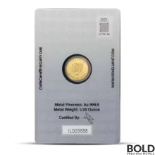 2024 1/25 oz Holy Land Mint Dove of Peace Gold Round