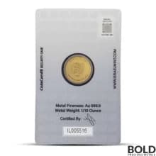 2024 1/10 oz Holy Land Mint Dove of Peace Gold Round