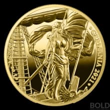 2021 Lady Germania 100 Mark 1 oz Gold Proof Round