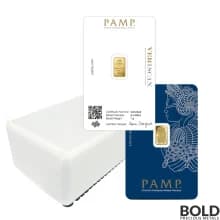 1 Gram PAMP Gold Bar 999.9 Fine - Box of 25