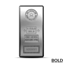 1 Kilo RCM Silver Bar - Lot of 15