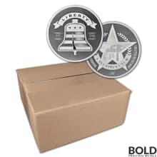 1 oz Asahi Liberty Bell Silver Round (Box of 500)