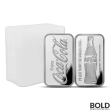 1 oz Coca-Cola Silver Bar -Tube of 20