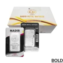 1 oz Nadir Refinery Silver Bar .999 Fine (In Assay) - Box of 35