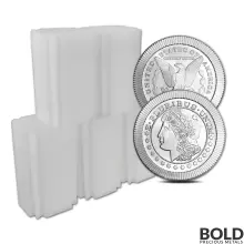 1 oz SilverTowne Morgan Stacker Silver Round (Lot of 100)