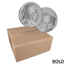 1 oz Sunshine Mint Buffalo Silver Round (Box of 500)