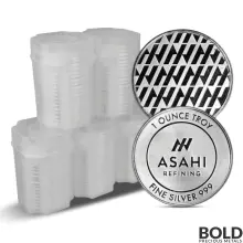 1 oz Asahi Logo Silver Round .999 Fine Silver (Lot of 100)