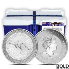 2023 1 oz Perth Silver Kangaroo Monster Box (250 Coins, BU)