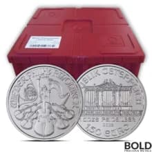 2023 Silver 1 oz Austria Philharmonic Monster Box (500 Coins, BU)