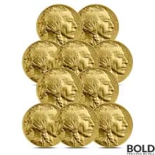 2024 1 oz American Buffalo Gold Coin BU (Lot of 10)
