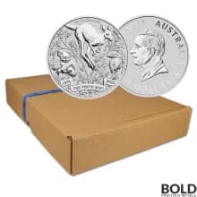 2024 1 oz Perth Mint 125th Anniversary Silver Coin - Box of 100 (BU)