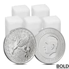 Lot of 100 - 2023 1 oz St Helena Pegasus Jennie Norris Silver Coin (BU) - 5 Tube of 20