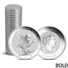 Roll of 20 - 2023 1 oz Australia Perth Wedge-Tailed Eagle Silver Coin (BU)