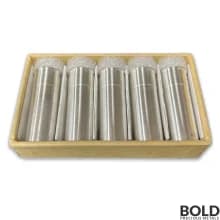 Silver 5 oz 12 Gauge Shotgun Shell Bullet