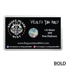 Comfortably Platinum Triangle 1/2 gram (In Card)