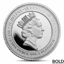 2022 1/10 oz St Helena Queen's Virtues: Truth Platinum Coin (BU)
