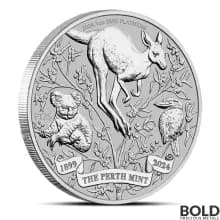 2024 1 oz Perth Mint 125th Anniversary Platinum Coin (BU)