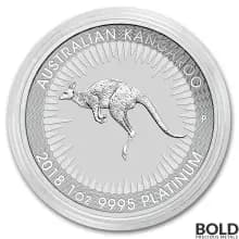 2018 Platinum Australian Kangaroo - 1 oz