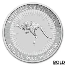 2018 Platinum Australian Kangaroo - 1 oz