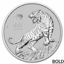 2022 1 oz Perth Lunar Year of the Tiger Platinum Coin (BU)