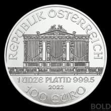 2022 Austria Philharmonic 1 oz Platinum BU