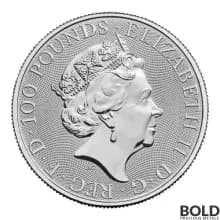 2023 Great Britain Tudor's Beasts: Yale of Beaufort - 1 oz Platinum BU