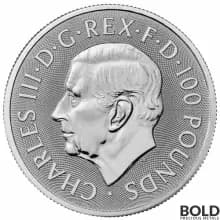 2024 1 oz British Tudor Beasts: Seymour Unicorn Platinum Coin (BU)